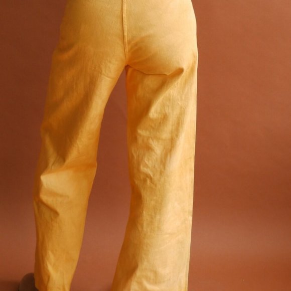 Vintage Overdye US Navy Sailor Pants High Waist 29" BUTTON fly Jesse Kamm Rawson - Picture 3 of 16